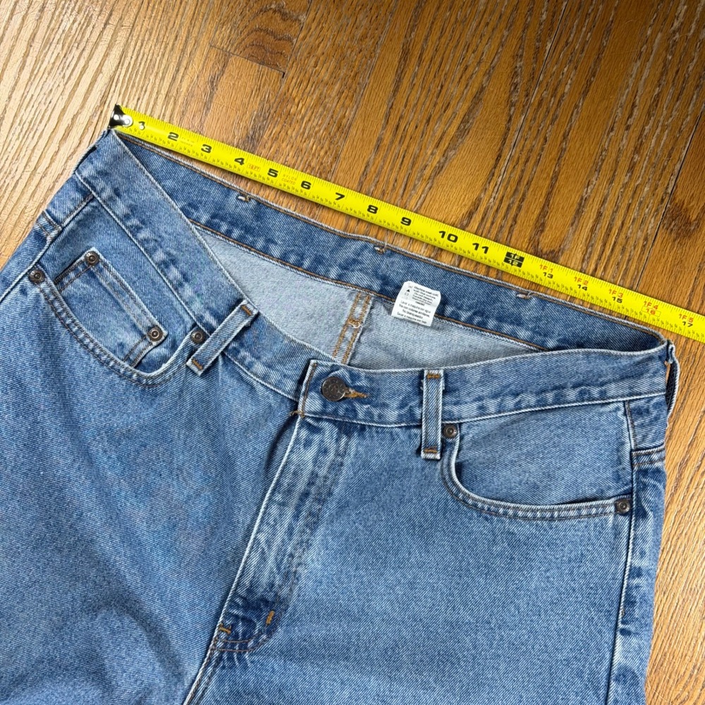 Vintage Faded Glory Mens Original Fit Jeans 36x32 Medium Wash Straight Leg Denim - Picture 9 of 11